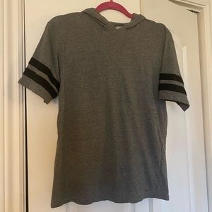 Kolby Quarter Sleeve Hooded Top